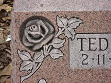 sculpted rose monument